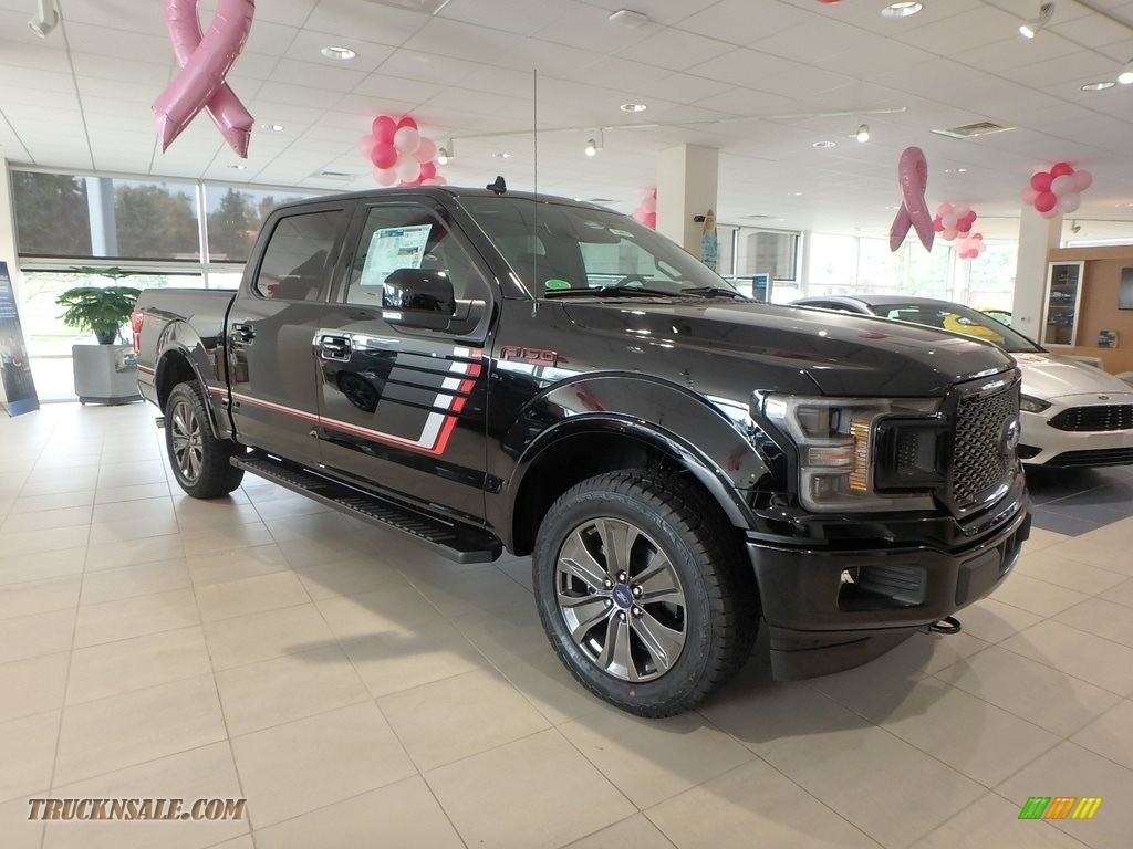 Shadow Black / Special Edition Black/Red Ford F150 Lariat SuperCrew 4x4