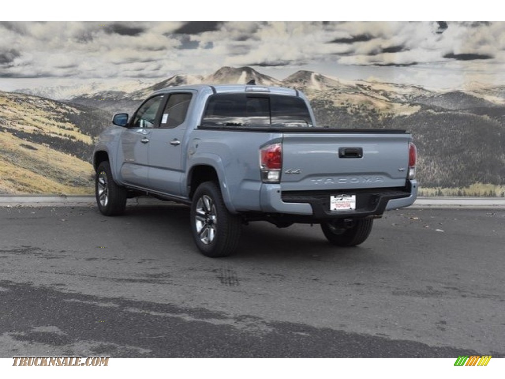 2019 Tacoma Limited Double Cab 4x4 - Cement Gray / Black photo #3