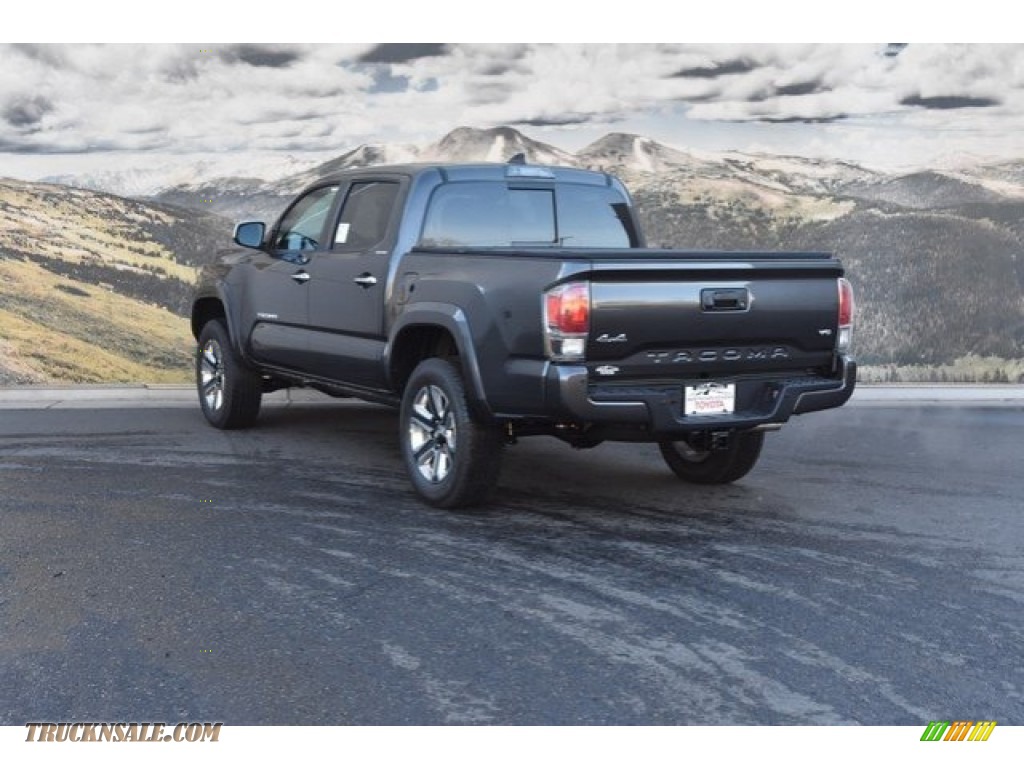 2019 Tacoma Limited Double Cab 4x4 - Magnetic Gray Metallic / Cement Gray photo #3