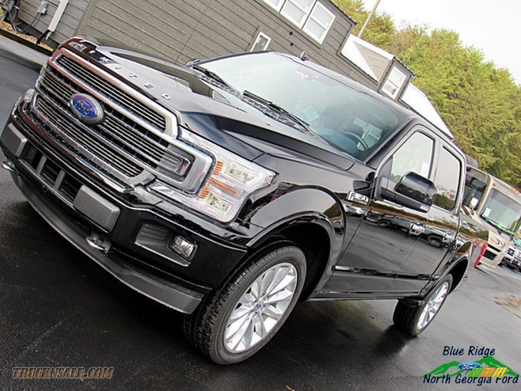 2018 F150 Limited SuperCrew 4x4 - Shadow Black / Limited Navy Pier photo #36