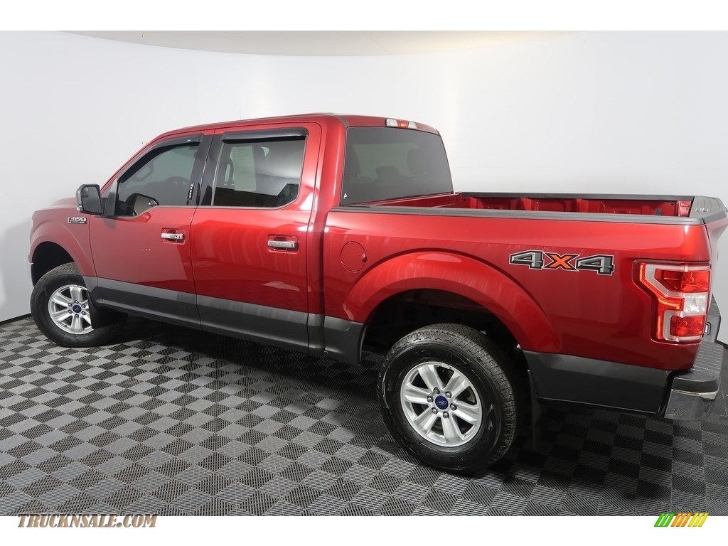 2018 F150 XLT SuperCrew 4x4 - Ruby Red / Earth Gray photo #10