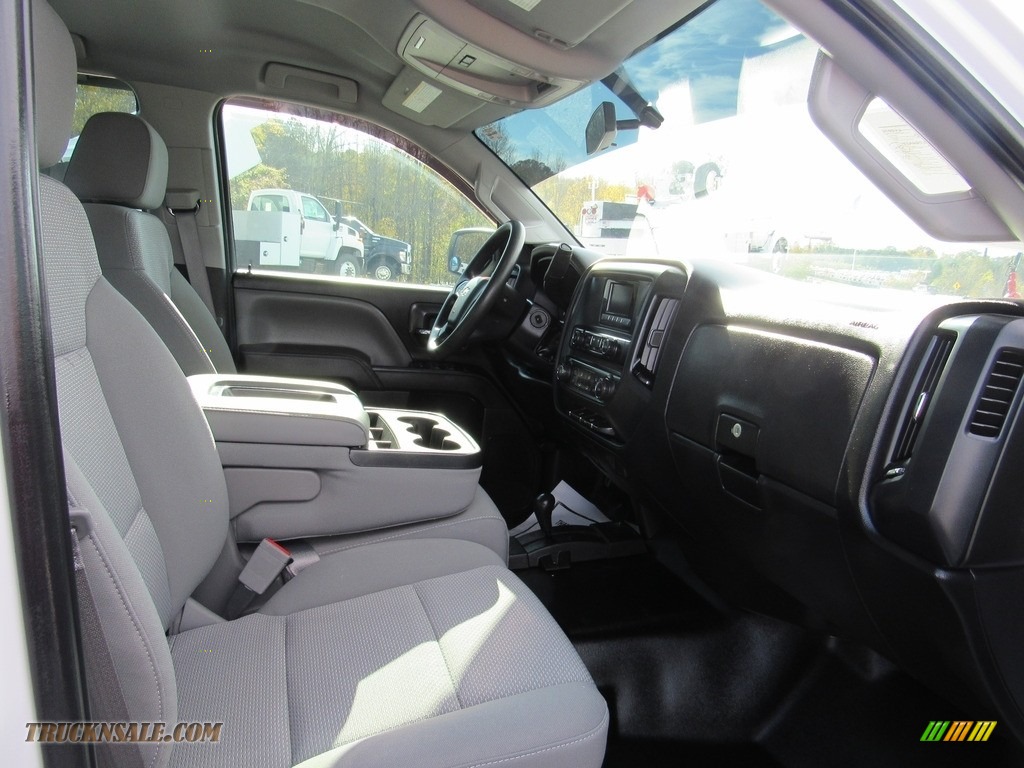 2015 Silverado 2500HD WT Double Cab 4x4 - Summit White / Jet Black/Dark Ash photo #12