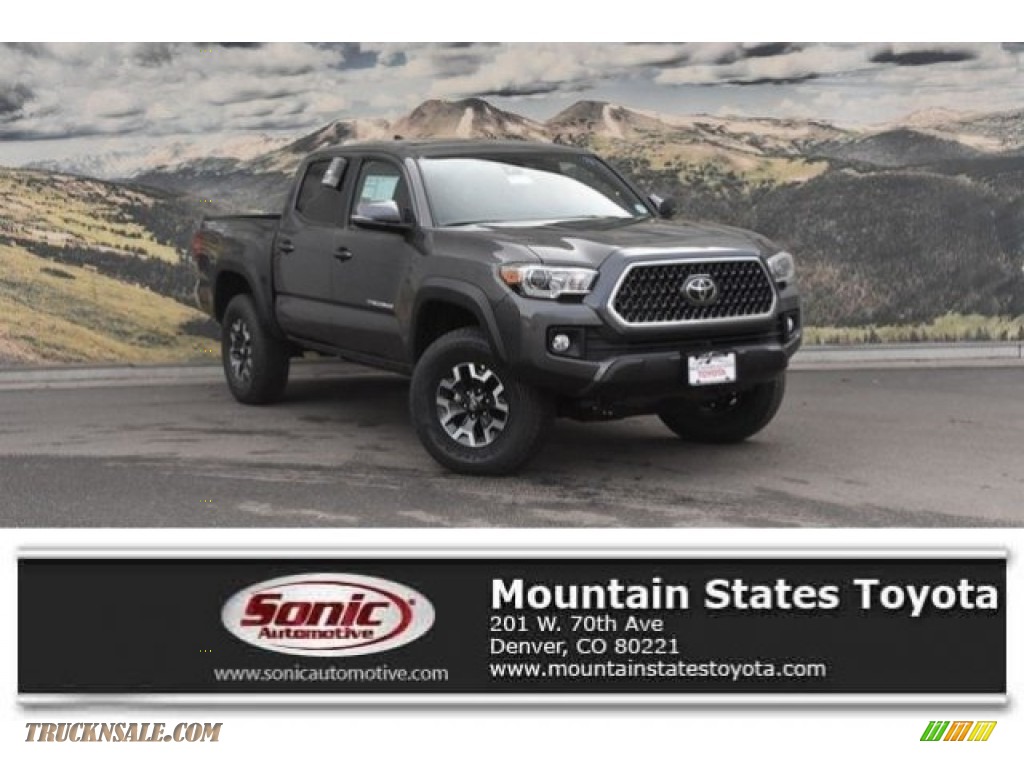 2019 Tacoma TRD Off-Road Double Cab 4x4 - Magnetic Gray Metallic / Cement Gray photo #1