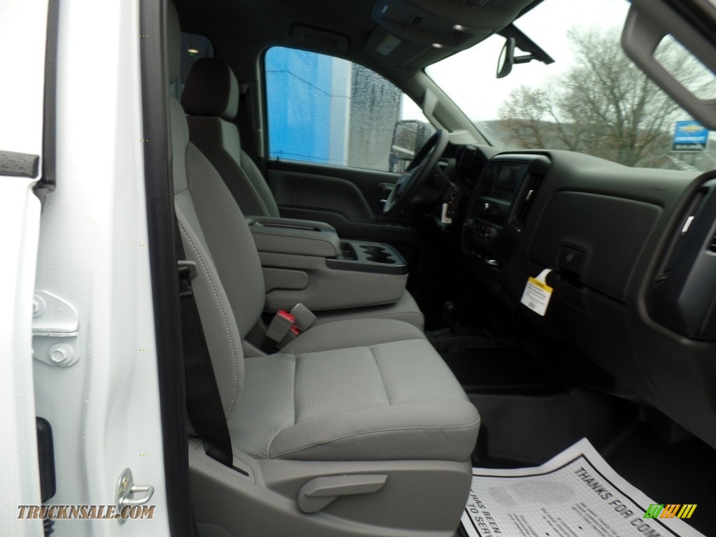 2019 Silverado 3500HD Work Truck Crew Cab 4x4 - Summit White / Dark Ash/Jet Black photo #40