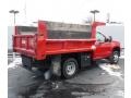 GMC Sierra 3500HD Work Truck Regular Cab Chassis Dump Truck Fire Red photo #2