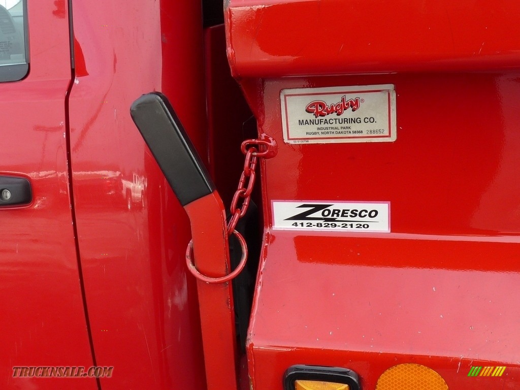2011 Sierra 3500HD Work Truck Regular Cab Chassis Dump Truck - Fire Red / Dark Titanium photo #7