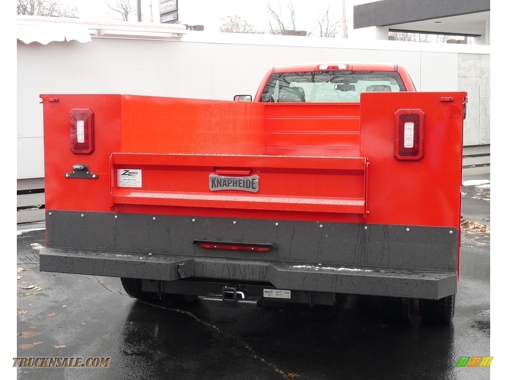 2019 Sierra 3500HD Regular Cab Utility Truck - Red / Dark Ash/Jet Black photo #3