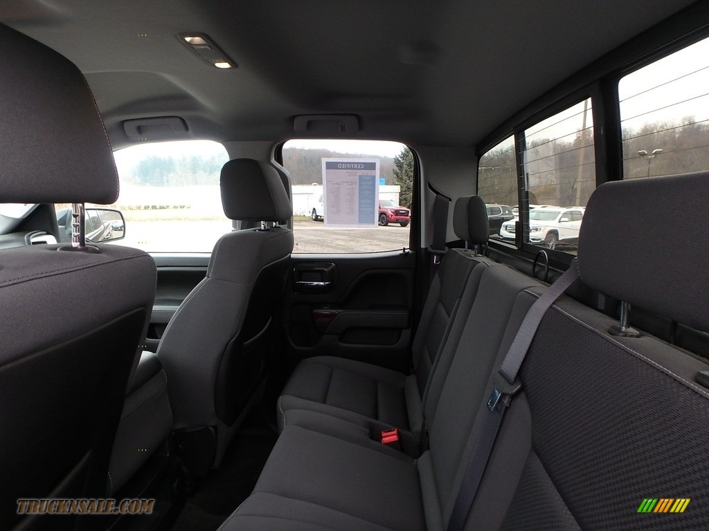2015 Sierra 1500 SLE Double Cab 4x4 - Onyx Black / Jet Black photo #16