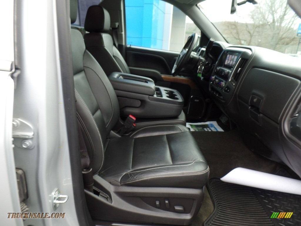 2017 Silverado 1500 LTZ Double Cab 4x4 - Silver Ice Metallic / Jet Black photo #42