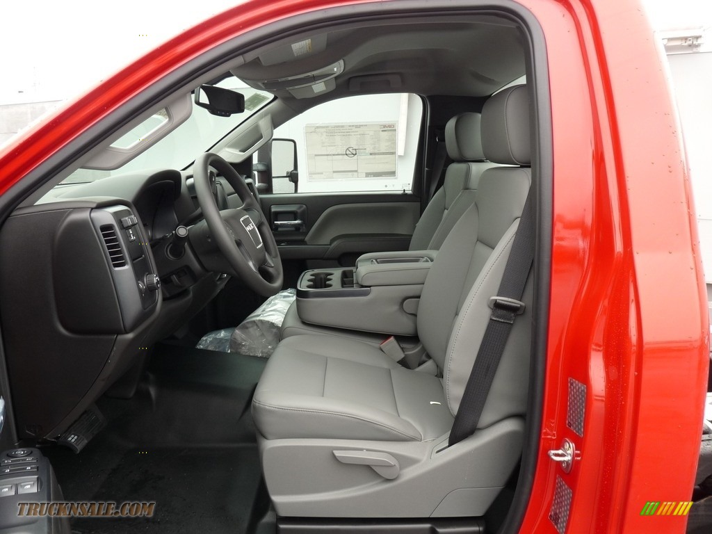 2019 Sierra 3500HD Regular Cab Chassis - Red / Dark Ash/Jet Black photo #5