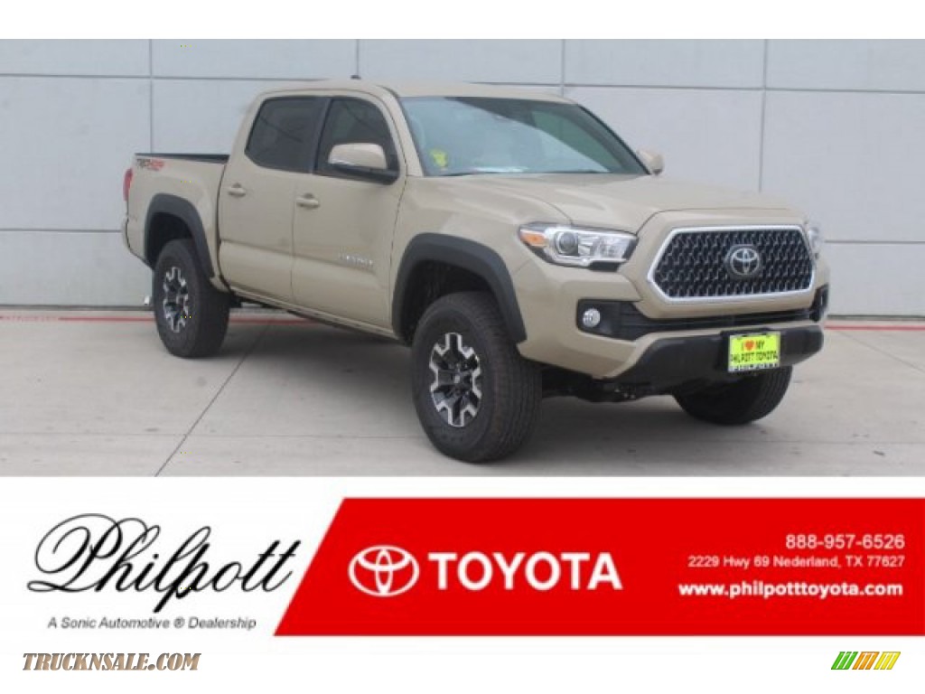 2019 Tacoma TRD Off-Road Double Cab 4x4 - Quicksand / Cement Gray photo #1