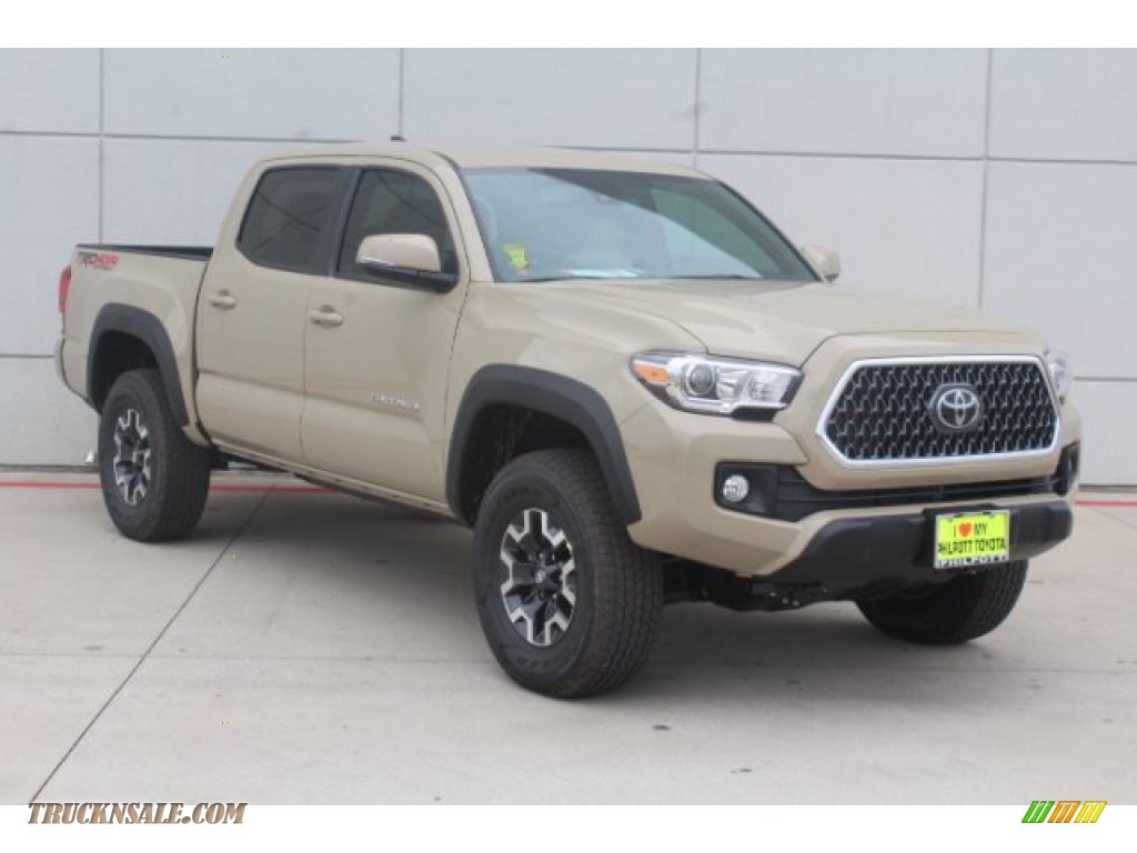 2019 Tacoma TRD Off-Road Double Cab 4x4 - Quicksand / Cement Gray photo #2