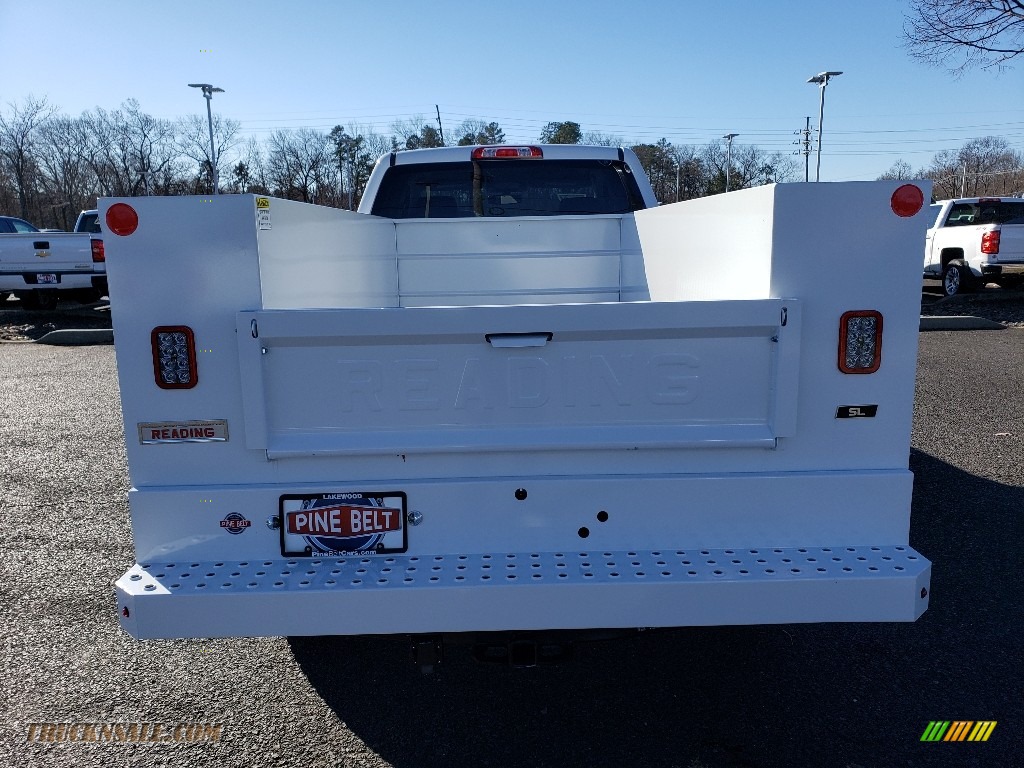 2019 Silverado 2500HD Work Truck Double Cab 4WD Chassis - Summit White / Dark Ash/Jet Black photo #5