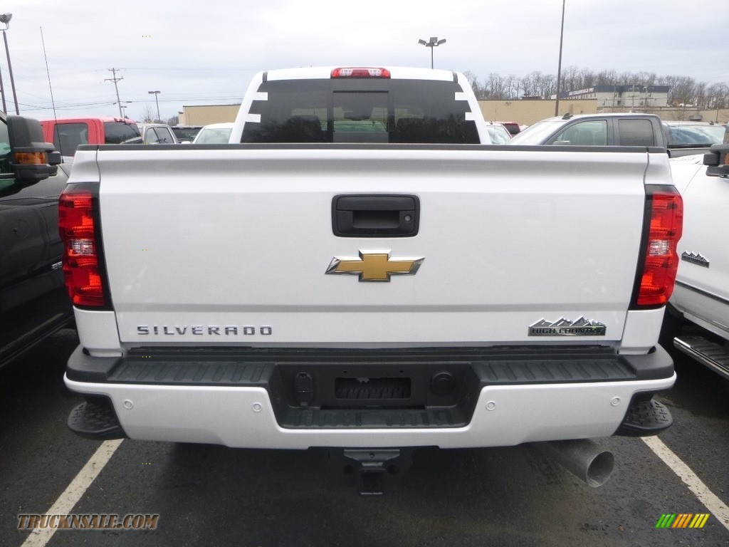 2019 Silverado 2500HD High Country Crew Cab 4WD - Iridescent Pearl Tricoat / High Country Saddle photo #4