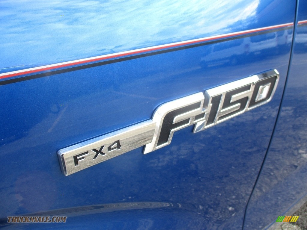 2011 F150 FX4 SuperCab 4x4 - Blue Flame Metallic / Black photo #15