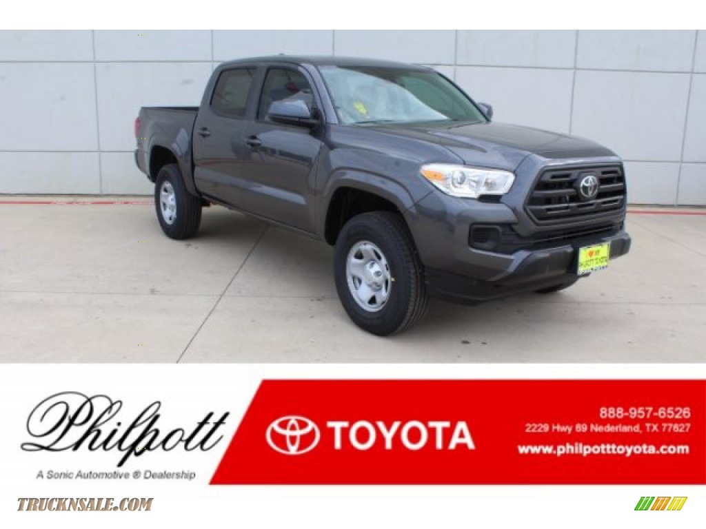 Magnetic Gray Metallic / Cement Gray Toyota Tacoma SR Double Cab