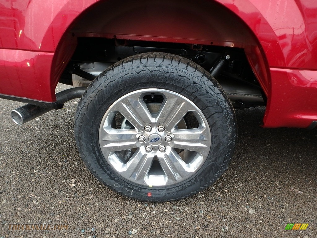 2019 F150 XLT SuperCrew 4x4 - Ruby Red / Earth Gray photo #9