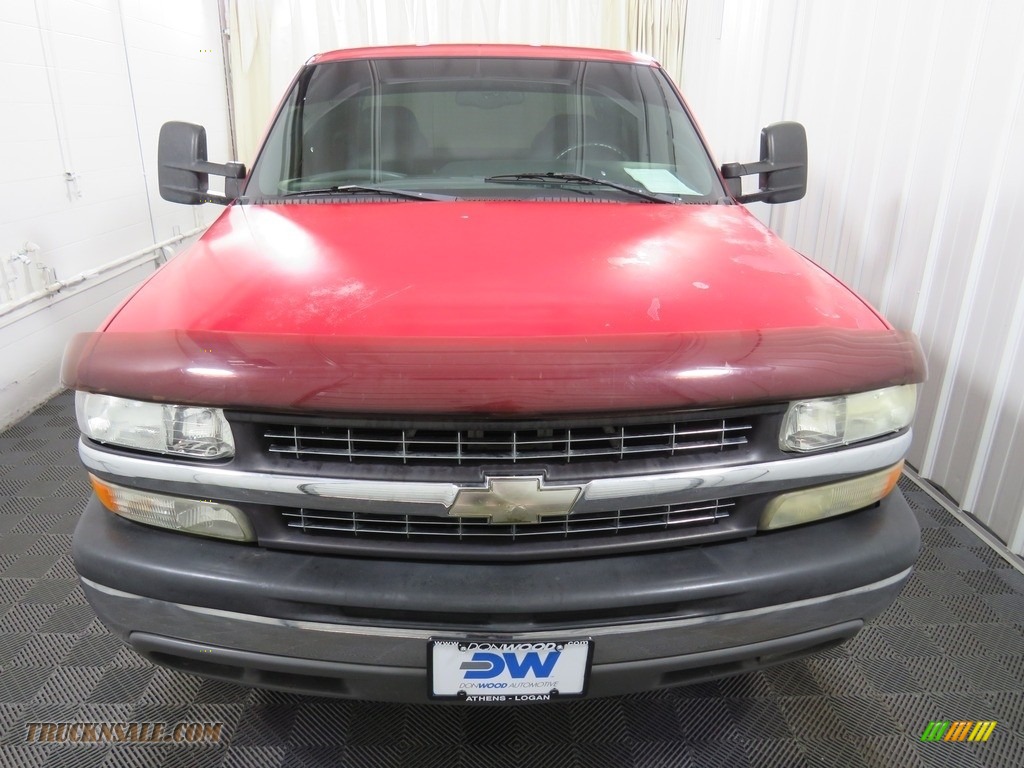 2000 Silverado 1500 LT Extended Cab 4x4 - Victory Red / Graphite photo #4