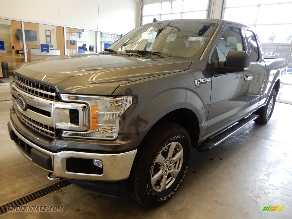 2019 F150 XLT SuperCab 4x4 - Magnetic / Earth Gray photo #5