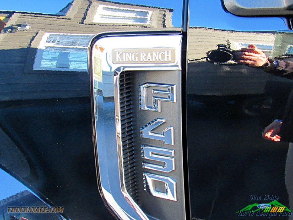 2019 F450 Super Duty King Ranch Crew Cab 4x4 - Agate Black / King Ranch Java photo #40