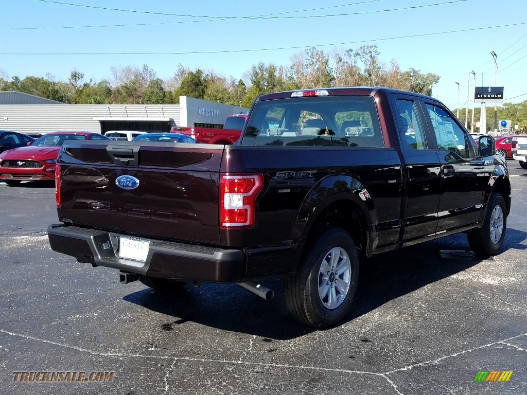 2019 F150 XL SuperCab - Magma Red / Earth Gray photo #5