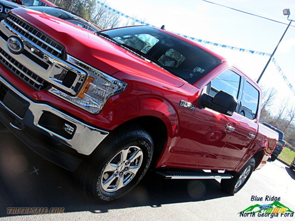 2019 F150 XLT SuperCrew 4x4 - Race Red / Earth Gray photo #33