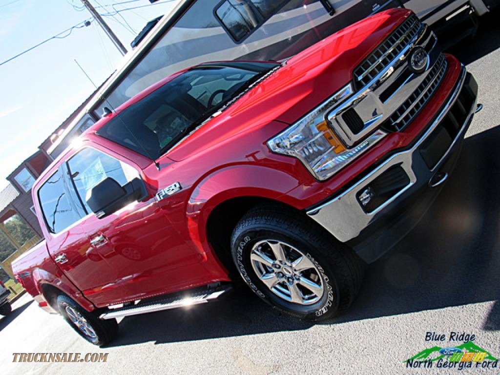 2019 F150 XLT SuperCrew 4x4 - Race Red / Earth Gray photo #34
