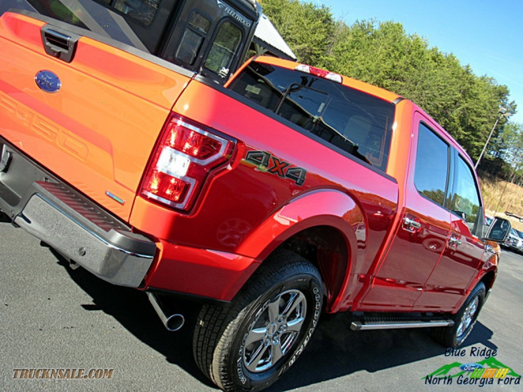 2019 F150 XLT SuperCrew 4x4 - Race Red / Earth Gray photo #35