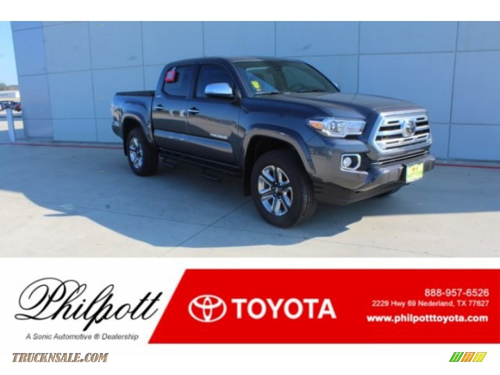 Magnetic Gray Metallic / Hickory Toyota Tacoma Limited Double Cab