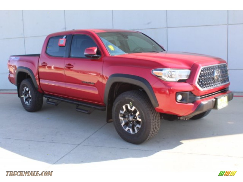 2019 Tacoma TRD Off-Road Double Cab 4x4 - Barcelona Red Metallic / Cement Gray photo #2