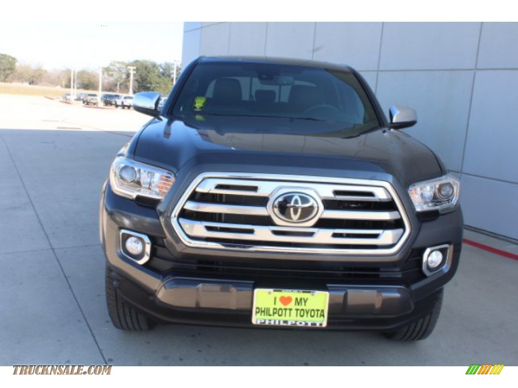 2019 Tacoma Limited Double Cab - Magnetic Gray Metallic / Hickory photo #3