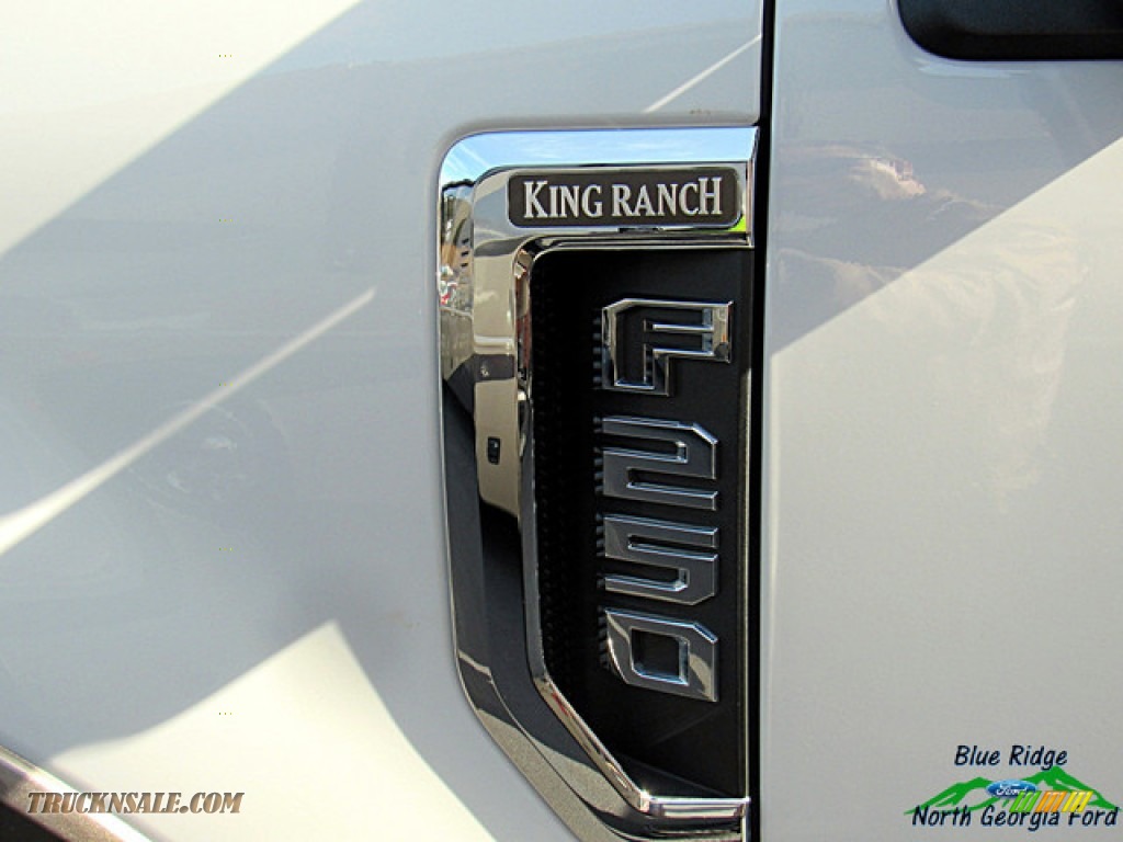 2018 F250 Super Duty King Ranch Crew Cab 4x4 - White Platinum Metallic / King Ranch Kingsville Java photo #36
