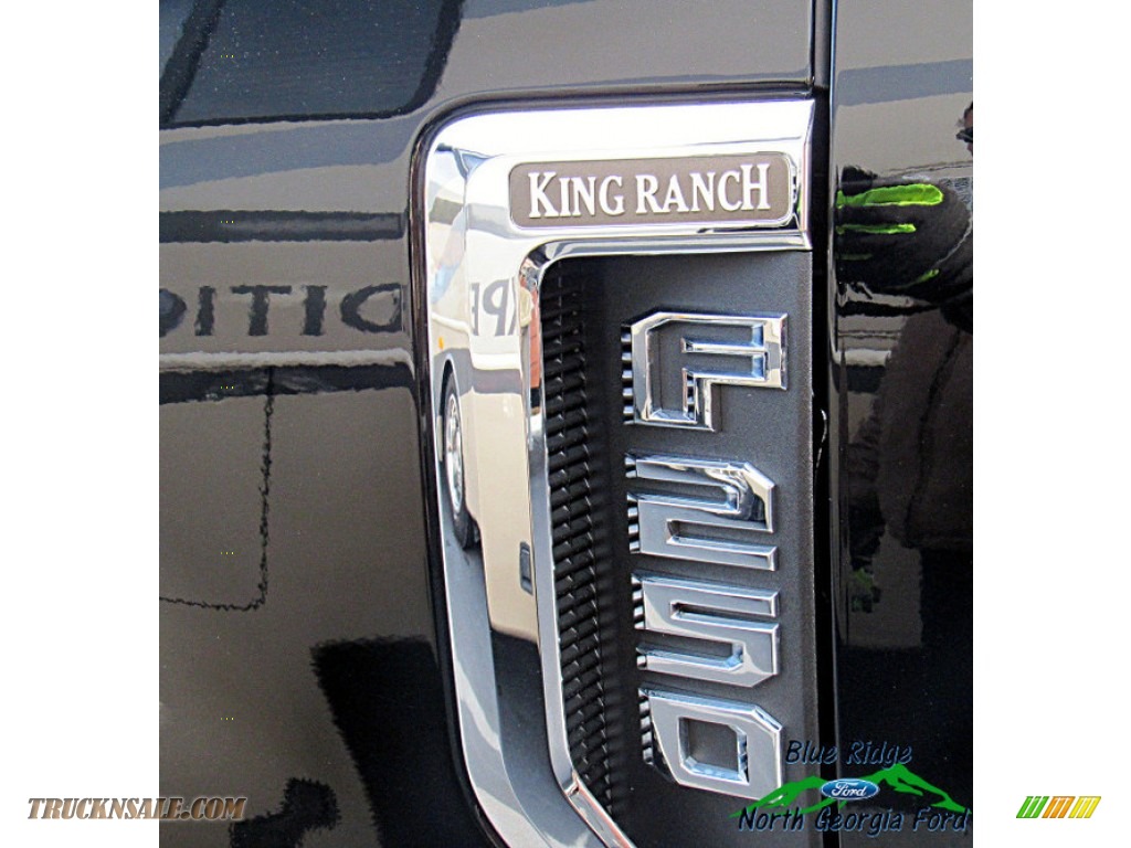 2018 F250 Super Duty King Ranch Crew Cab 4x4 - Shadow Black / King Ranch Kingsville Java photo #36