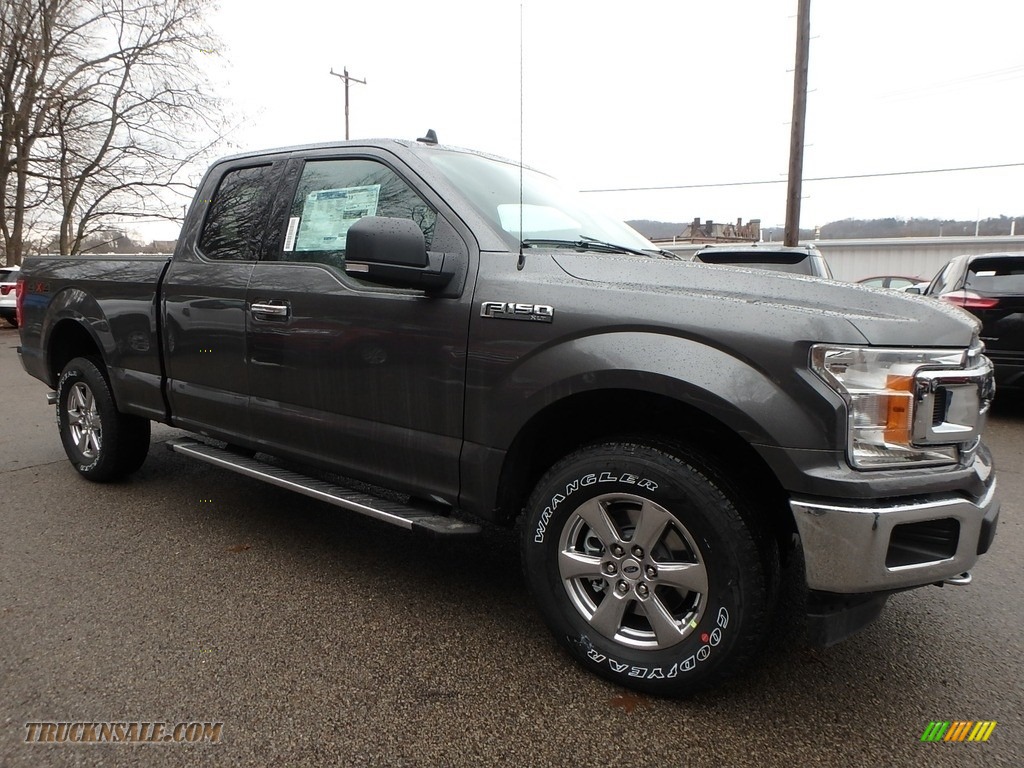 2019 F150 XLT SuperCab 4x4 - Magnetic / Earth Gray photo #8