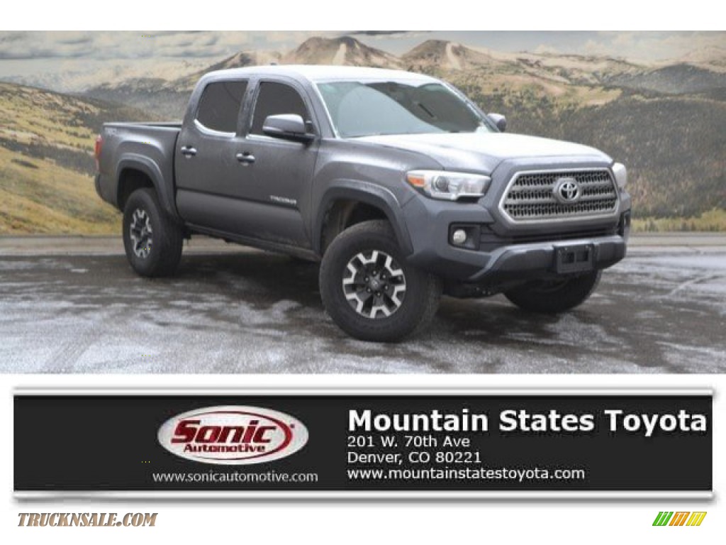 Magnetic Gray Metallic / TRD Graphite Toyota Tacoma TRD Off Road Double Cab 4x4