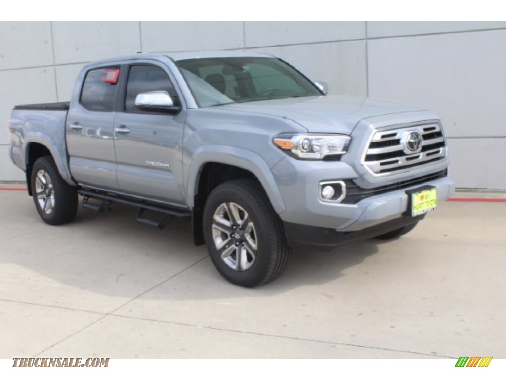 2019 Tacoma Limited Double Cab - Cement Gray / Black photo #2