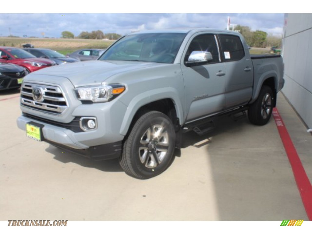 2019 Tacoma Limited Double Cab - Cement Gray / Black photo #4