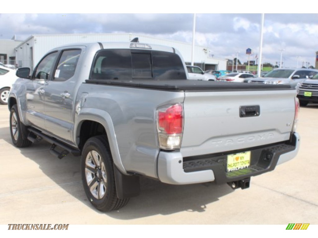 2019 Tacoma Limited Double Cab - Cement Gray / Black photo #6
