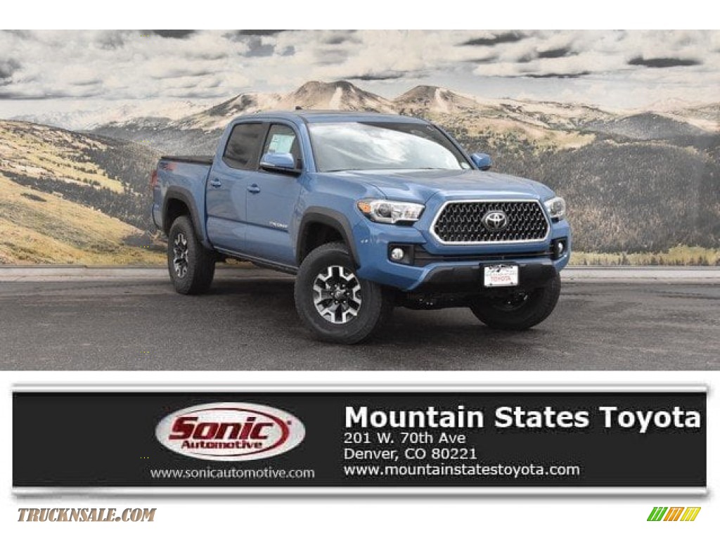Cavalry Blue / Cement Gray Toyota Tacoma TRD Off-Road Double Cab 4x4