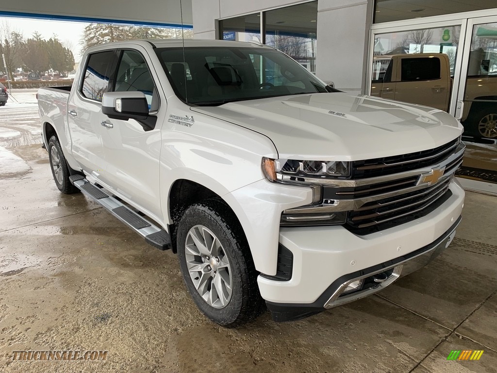 2019 Silverado 1500 High Country Crew Cab 4WD - Iridescent Pearl Tricoat / Jet Black/Umber photo #1