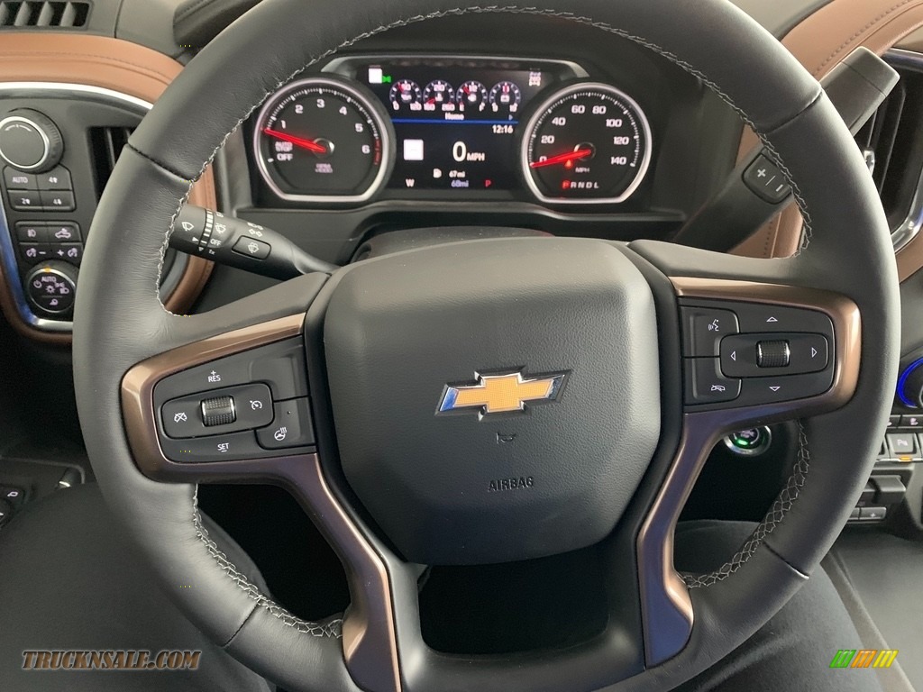 2019 Silverado 1500 High Country Crew Cab 4WD - Iridescent Pearl Tricoat / Jet Black/Umber photo #13