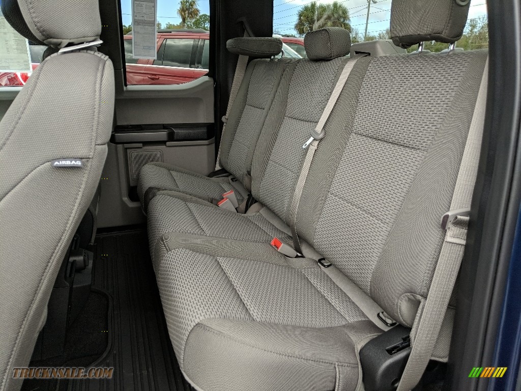 2019 F150 XLT SuperCab 4x4 - Blue Jeans / Earth Gray photo #10
