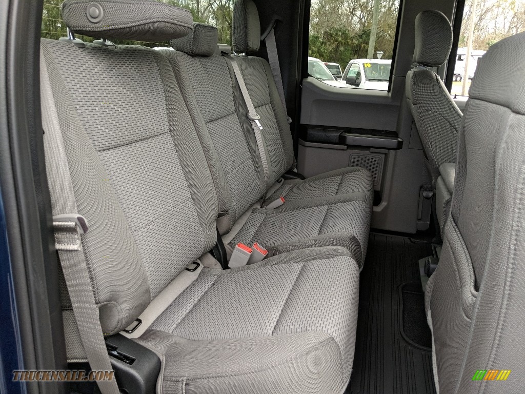 2019 F150 XLT SuperCab 4x4 - Blue Jeans / Earth Gray photo #11