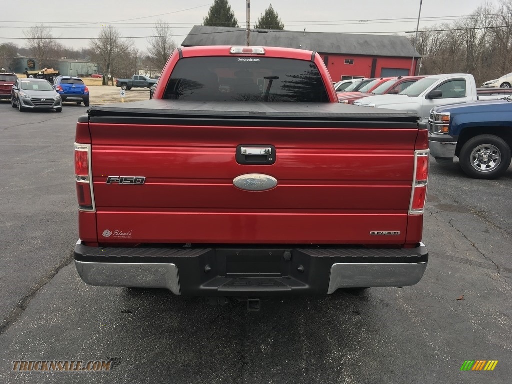 2012 F150 XLT SuperCab - Red Candy Metallic / Steel Gray photo #11
