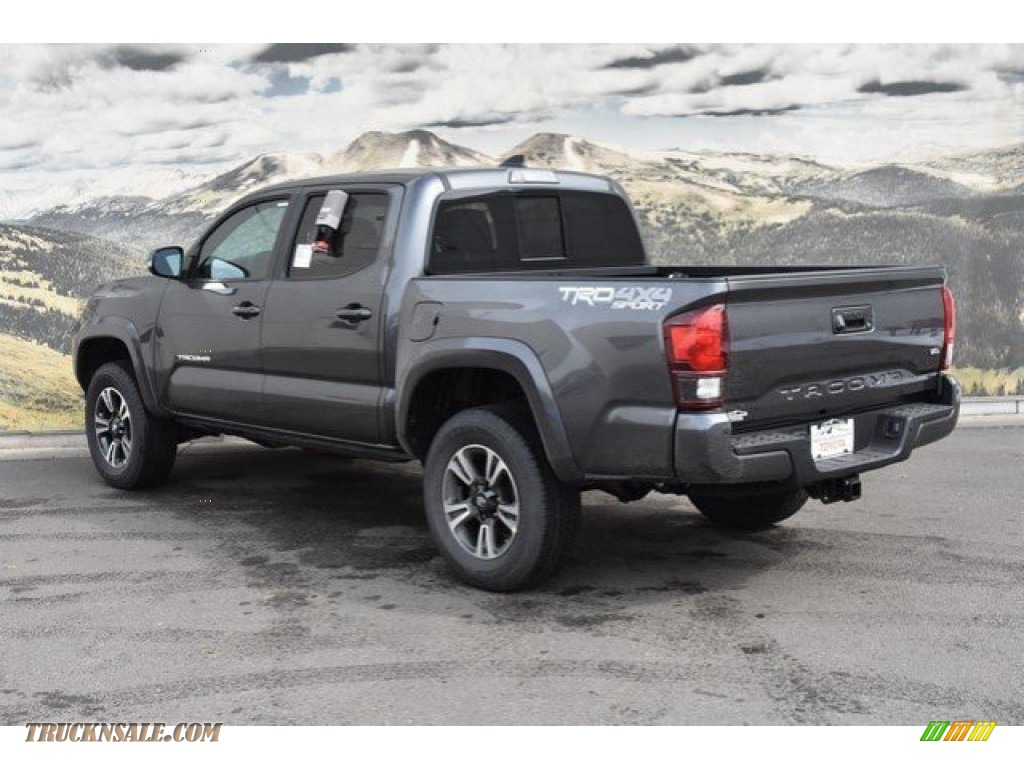 2019 Tacoma TRD Sport Double Cab 4x4 - Magnetic Gray Metallic / Cement Gray photo #3