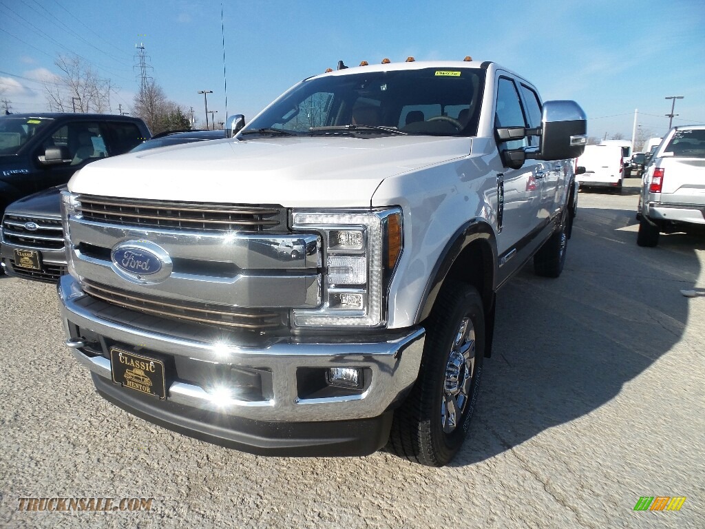 White Platinum / King Ranch Java Ford F350 Super Duty King Ranch Crew Cab 4x4