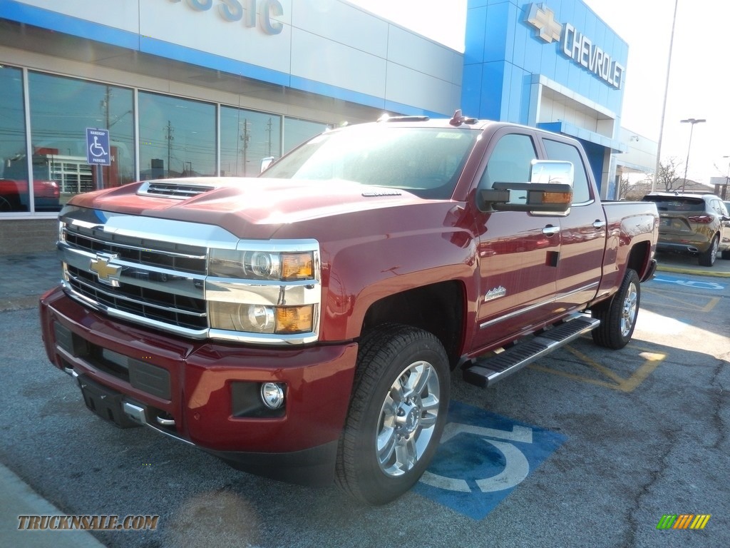 2019 Silverado 2500HD High Country Crew Cab 4WD - Cajun Red Tintcoat / High Country Saddle photo #1