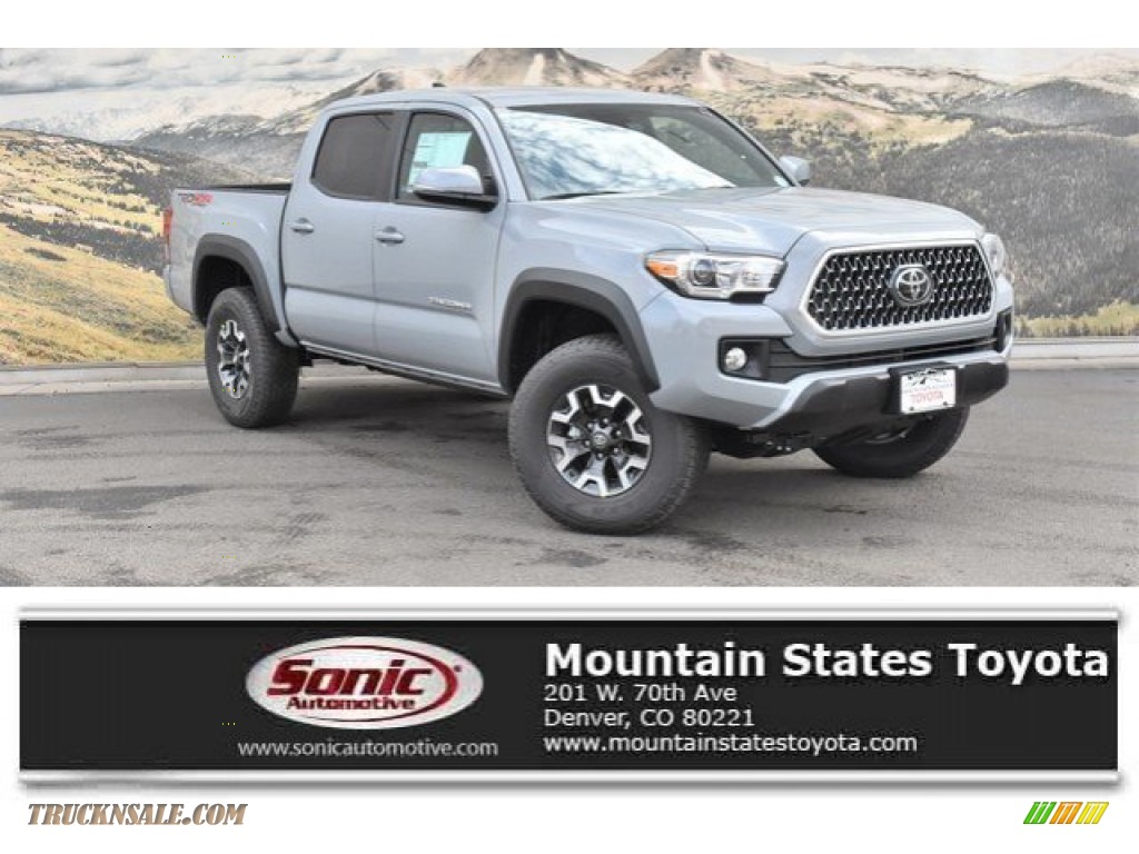 2019 Tacoma TRD Off-Road Double Cab 4x4 - Cement Gray / TRD Graphite photo #1