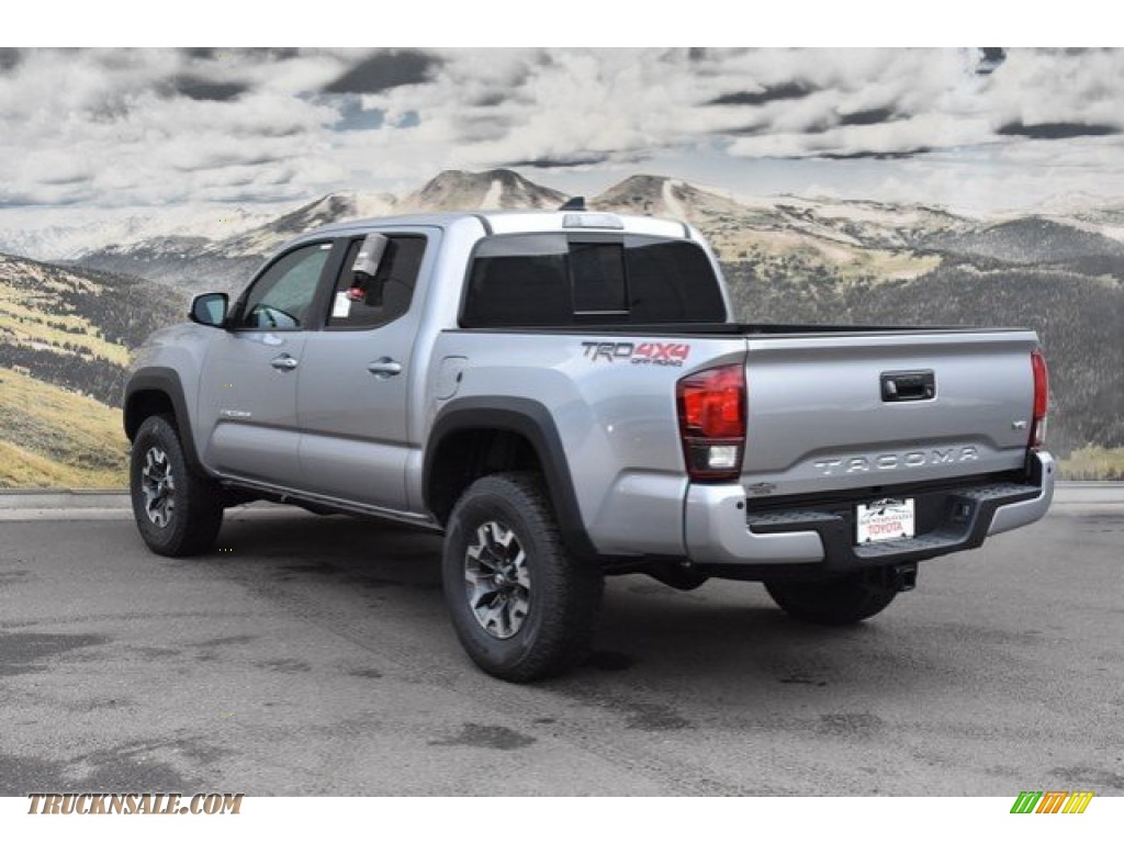 2019 Tacoma TRD Off-Road Double Cab 4x4 - Silver Sky Metallic / Cement Gray photo #3