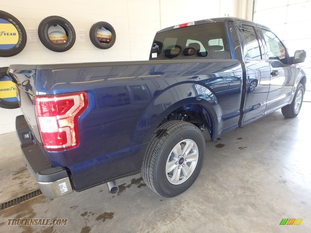 2019 F150 XLT SuperCab - Blue Jeans / Earth Gray photo #2